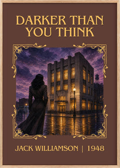 Darker Than You Think Classic Book Art Print by Jack Williamson