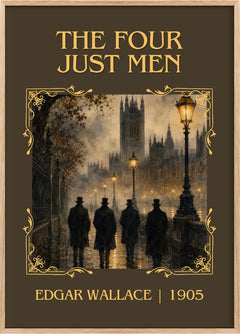 The Four Just Men Classic Book Art Print by Edgar Wallace