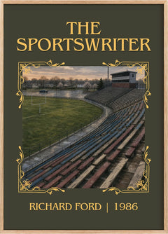 The Sportswriter Classic Book Art Print by Richard Ford