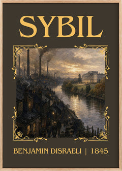 Sybil Classic Book Art Print by Benjamin Disraeli