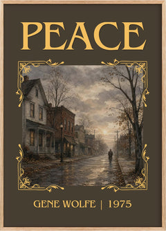 Peace Classic Book Art Print by Gene Wolfe