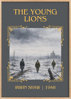 The Young Lions Classic Book Art Print by Irwin Shaw