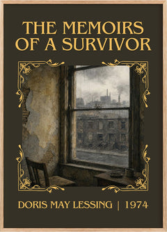 The Memoirs of a Survivor Classic Book Art Print by Doris May Lessing