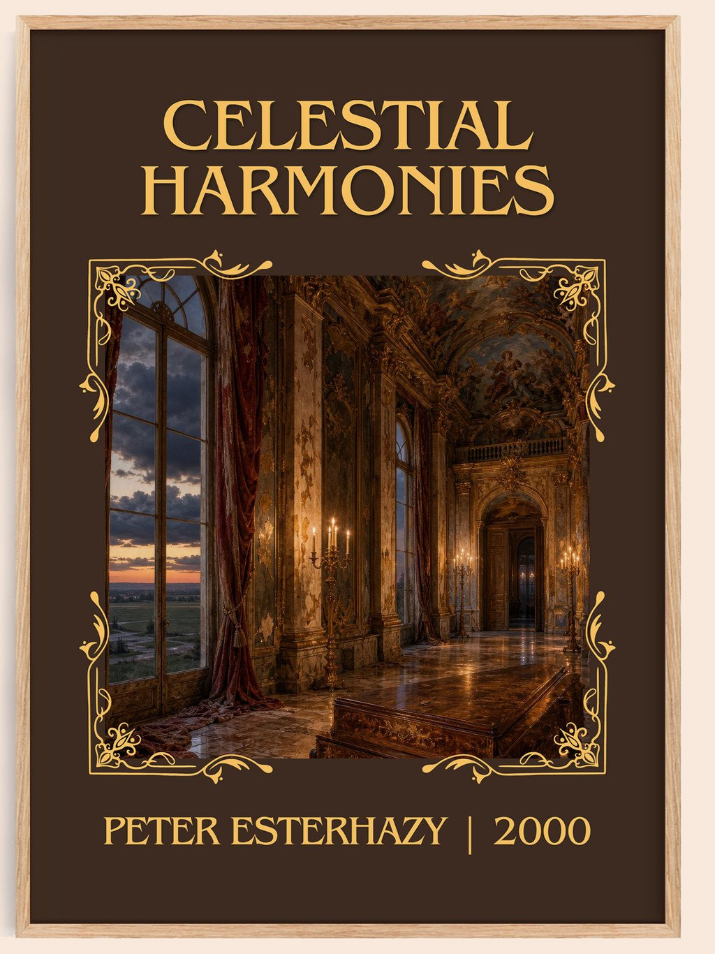 Celestial Harmonies Classic Book Art Print by Peter Esterhazy – book poster