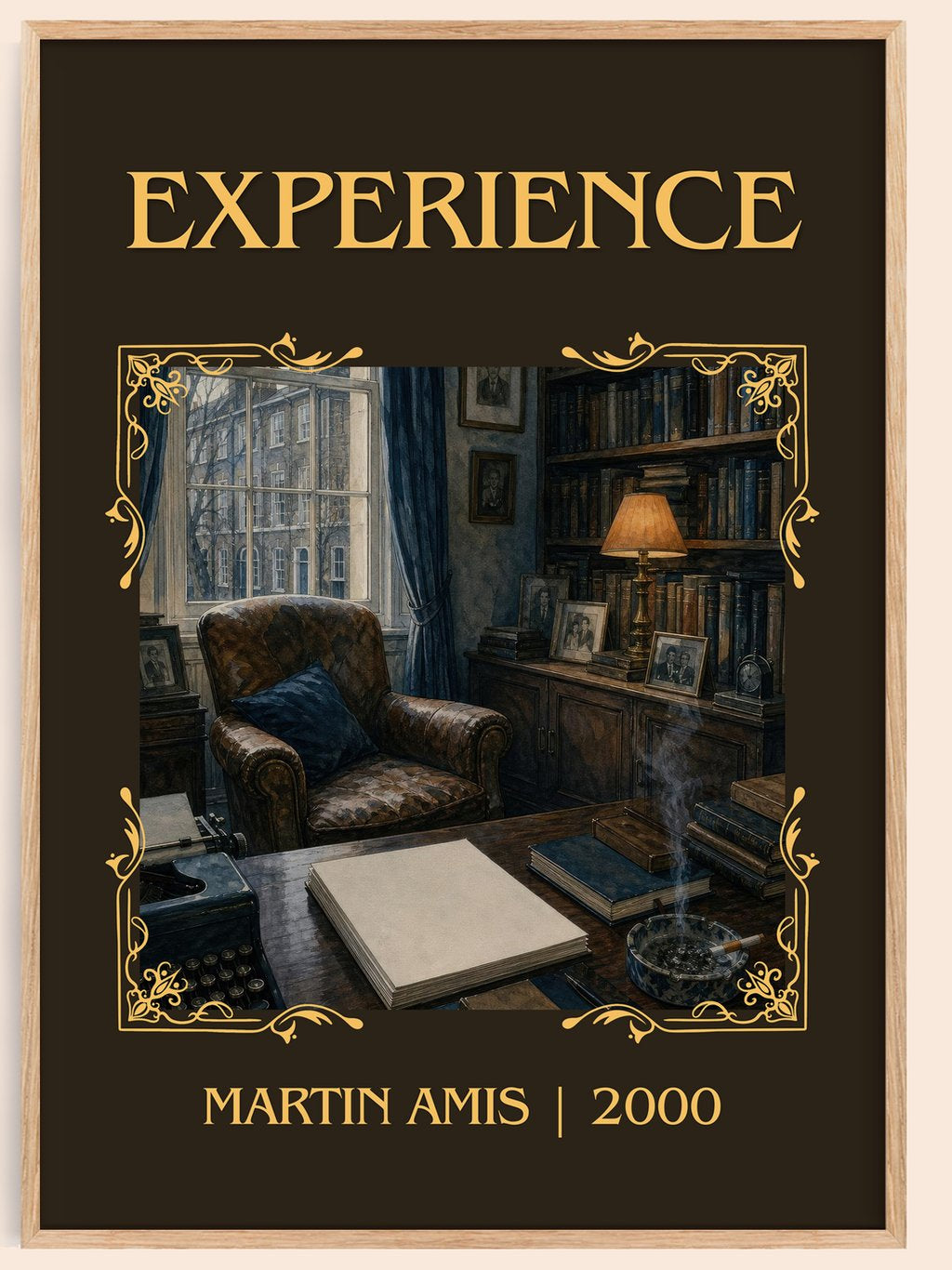 Experience Classic Book Art Print by Martin Amis – book poster
