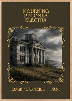 Mourning Becomes Electra Classic Book Art Print by Eugene O'Neill