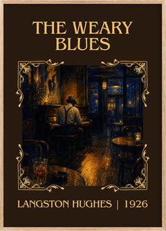The Weary Blues Classic Book Art Print by Langston Hughes