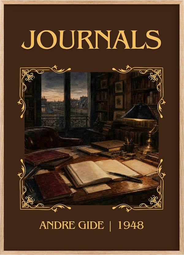 Journals Classic Book Art Print by André Gide