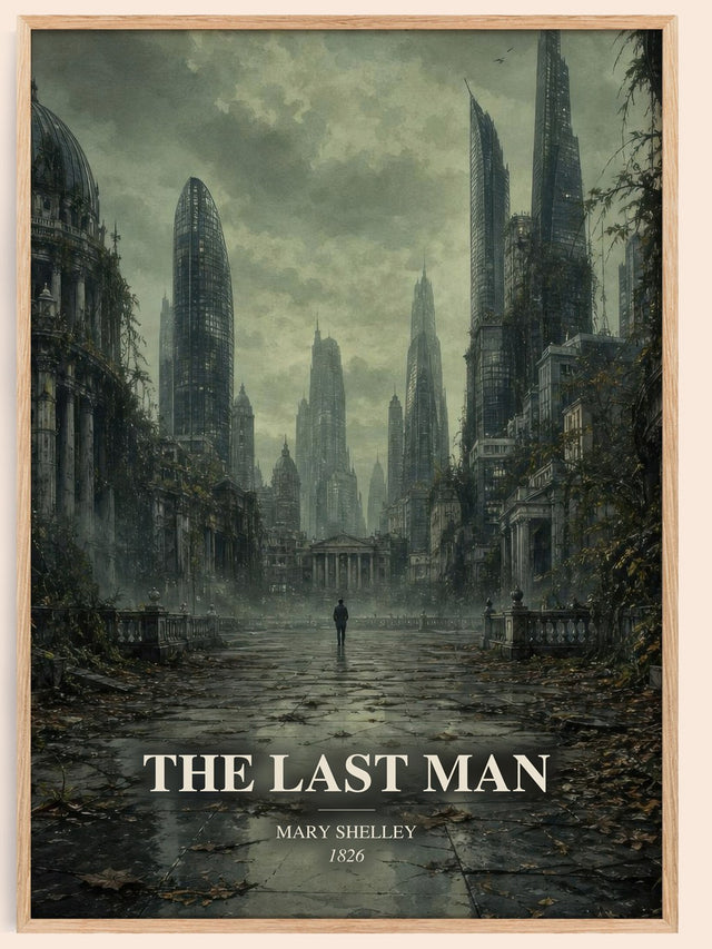 The Last Man Book Watercolour Illustration by Mary Shelley