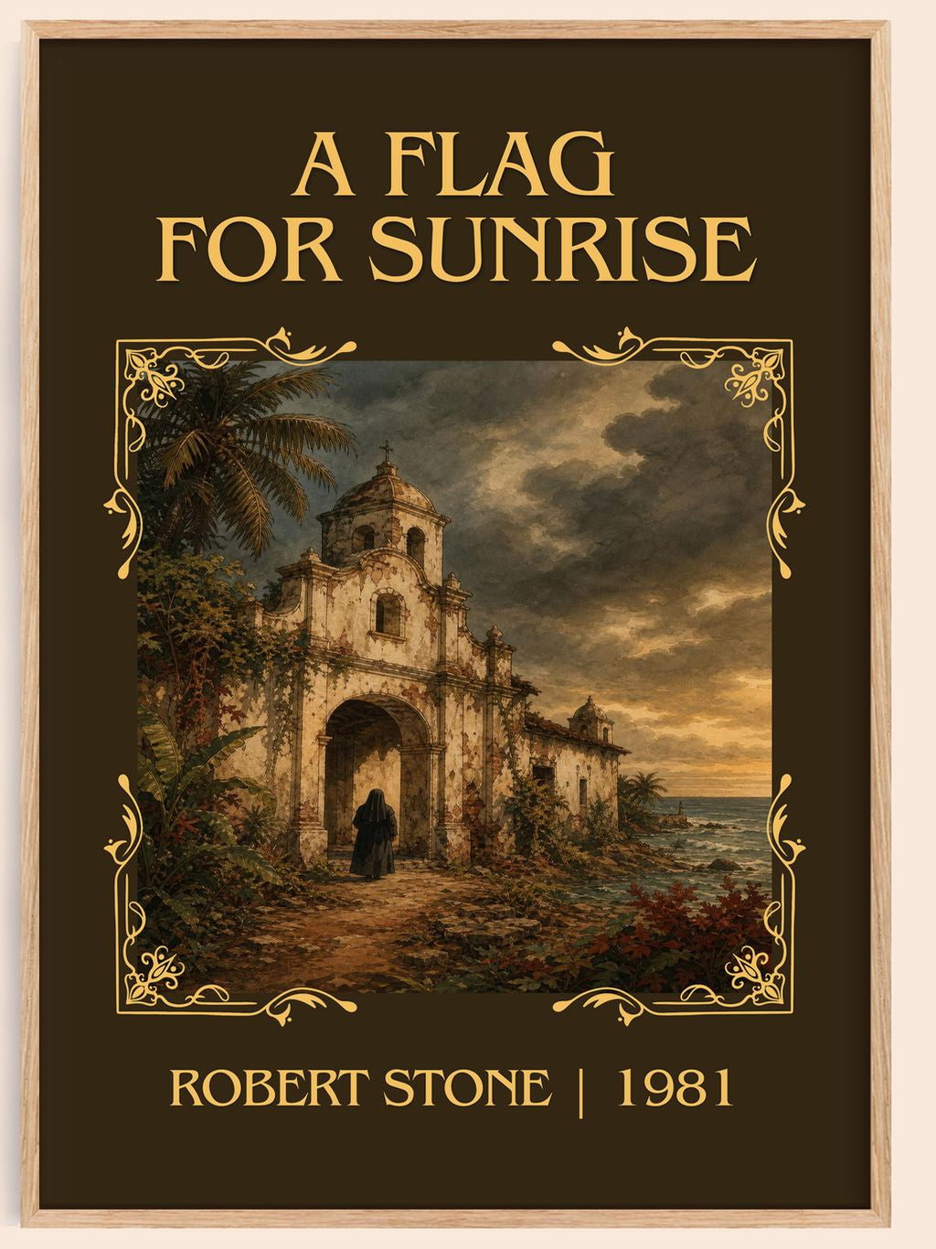 A Flag For Sunrise Classic Book Art Print by Robert Stone – book poster