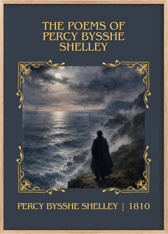 Poems of Percy Bysshe Shelley Classic Book Art Print by P. Shelley
