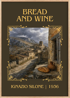 Bread And Wine Classic Book Art Print by Ignazio Silone