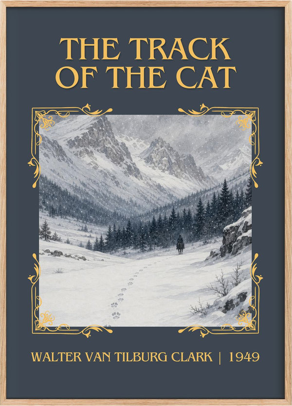 Track Of The Cat Classic Book Art Print by Walter Van Tilburg Clark