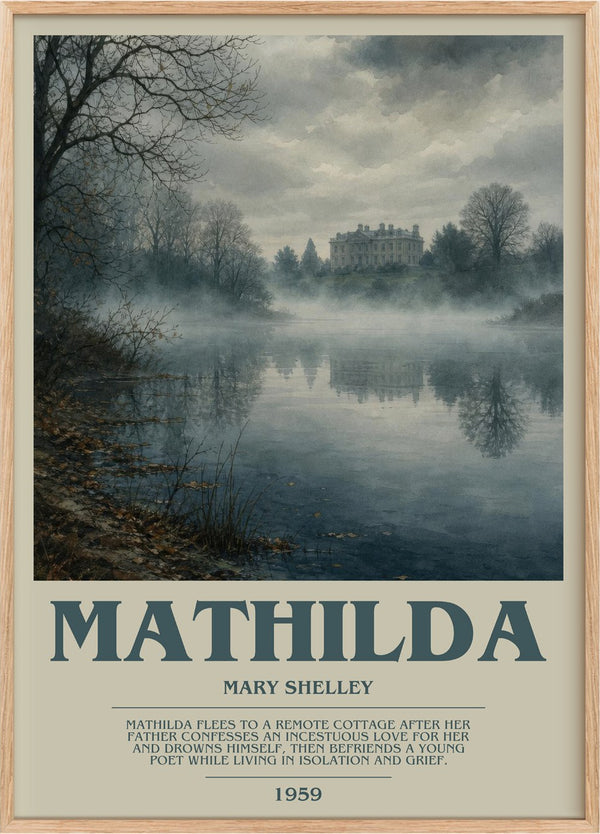 Mathilda Bookish Wall Art by Mary Shelley