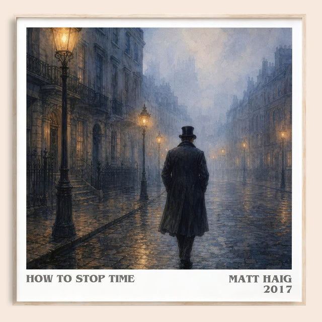 How To Stop Time Literary Art Print by Matt Haig