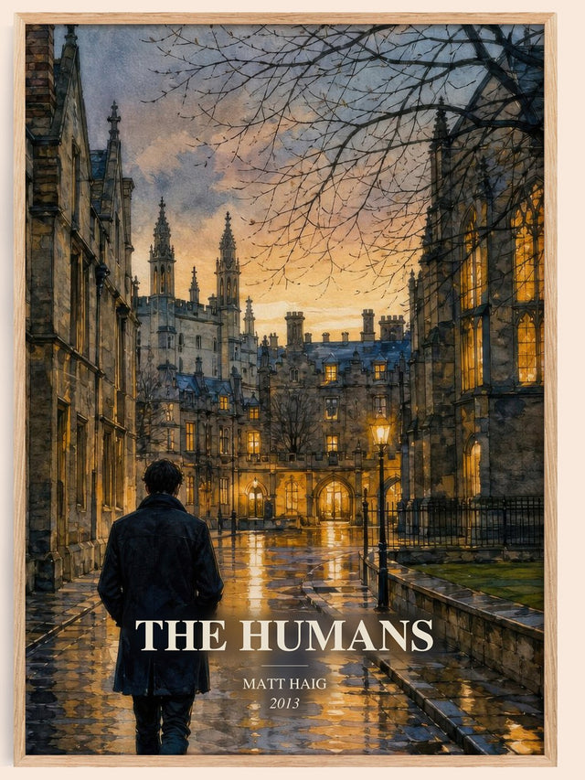 The Humans Book Watercolour Illustration by Matt Haig