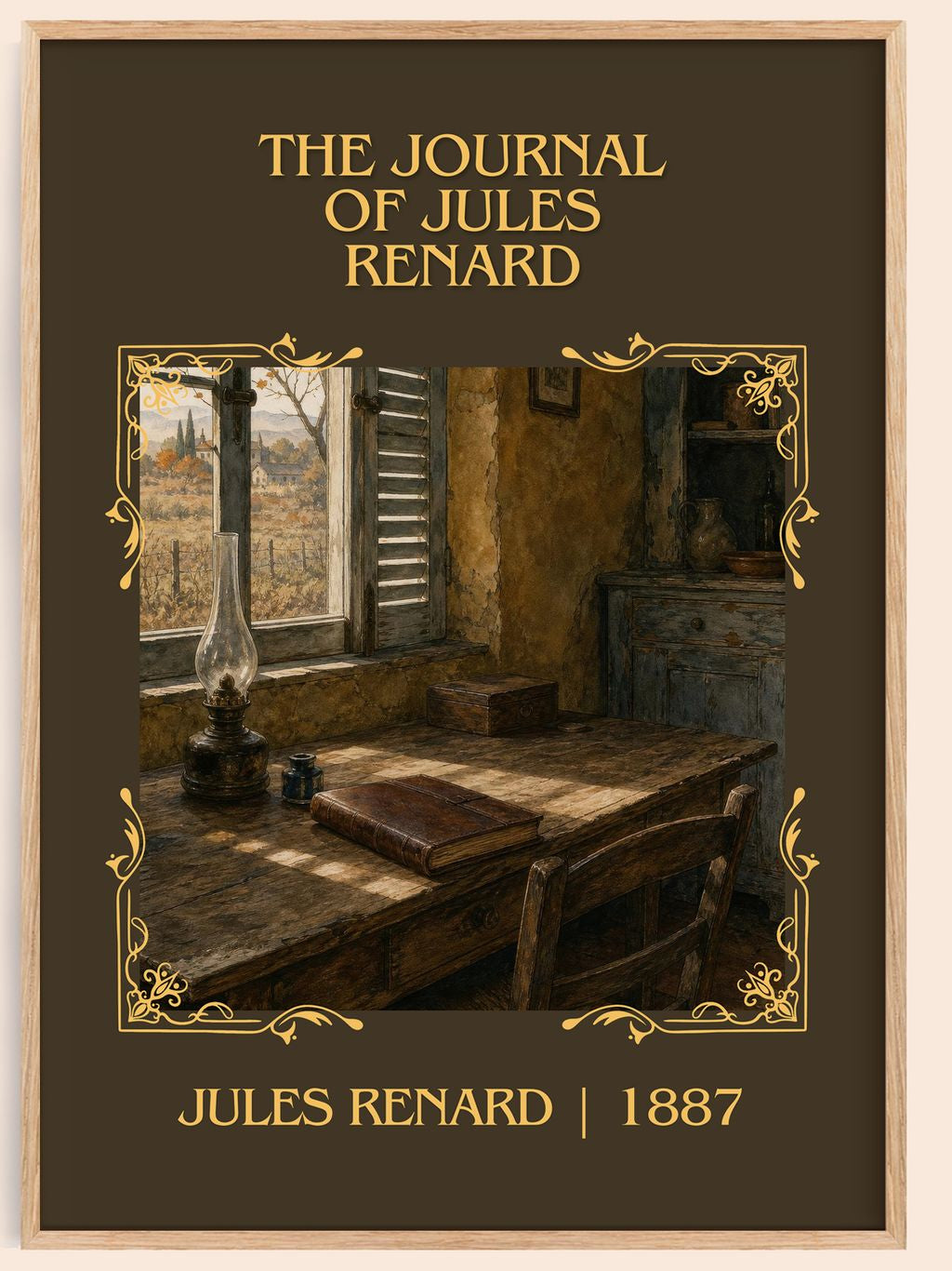 The Journal of Jules Renard Classic Book Art Print by Jules Renard – book poster