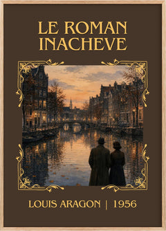 Le Roman Inachevé Classic Book Art Print by Louis Aragon