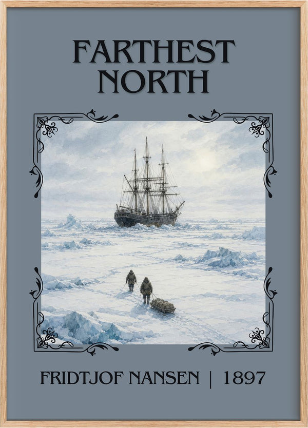 Farthest North Classic Book Art Print by Fridtjof Nansen