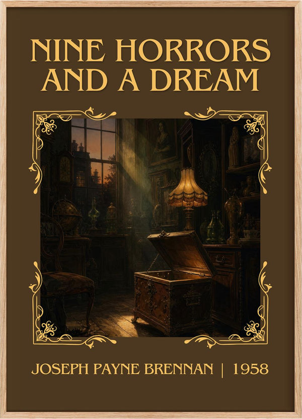 Nine Horrors And A Dream Classic Book Art Print by J. Brennan