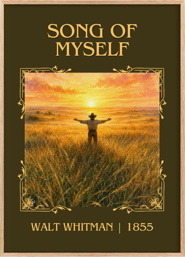 Song Of Myself Classic Book Art Print by Walt Whitman