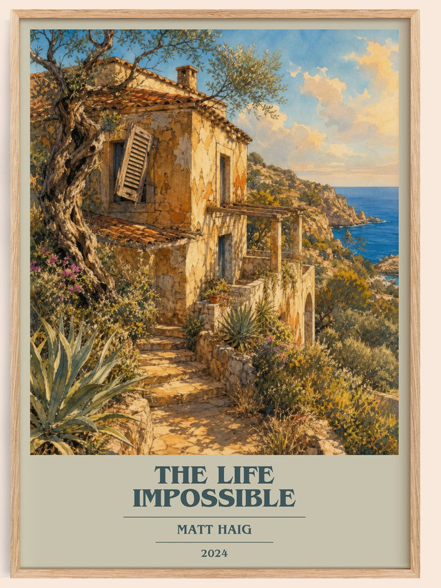 The Life Impossible Book Cover Poster by Matt Haig
