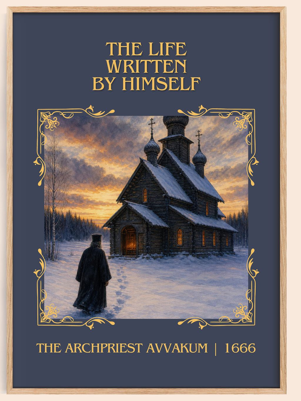Life Written By Himself Classic Book Art Print by T. Avvakum – book poster
