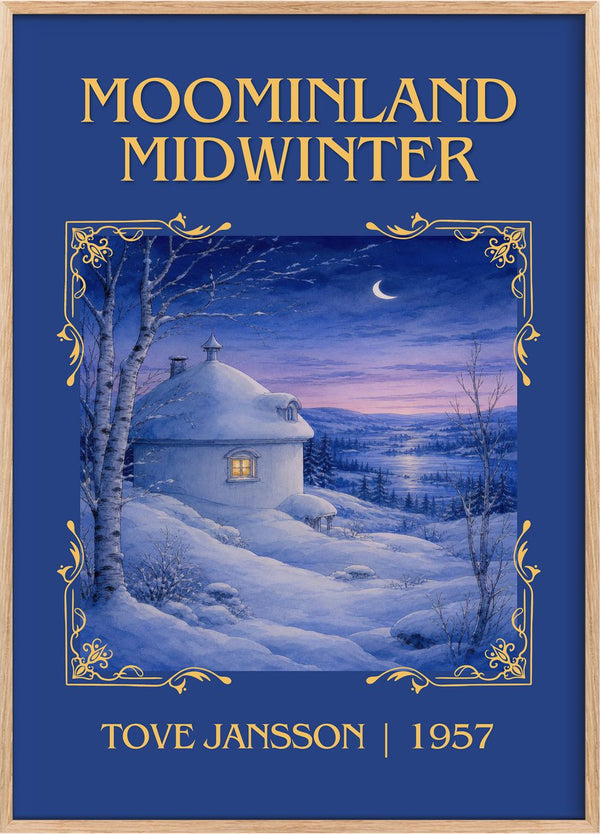 Moominland Midwinter Classic Book Art Print by Tove Jansson