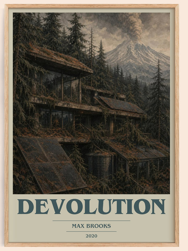 Devolution Book Cover Poster by Max Brooks