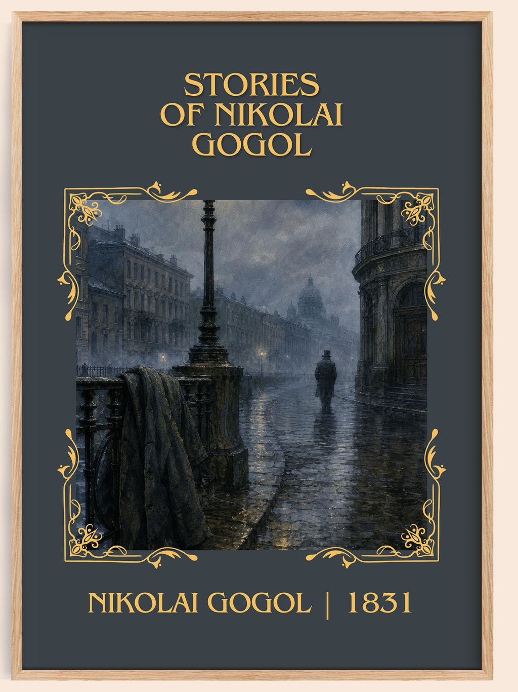 Stories of Nikolai Gogol Classic Book Art Print by Nikolai Gogol – book poster