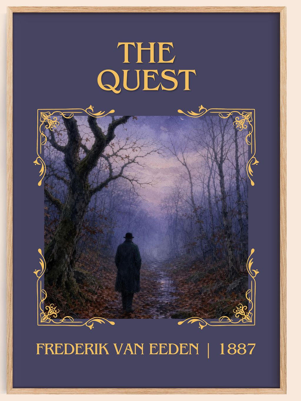 The Quest Classic Book Art Print by Frederik van Eeden – book poster