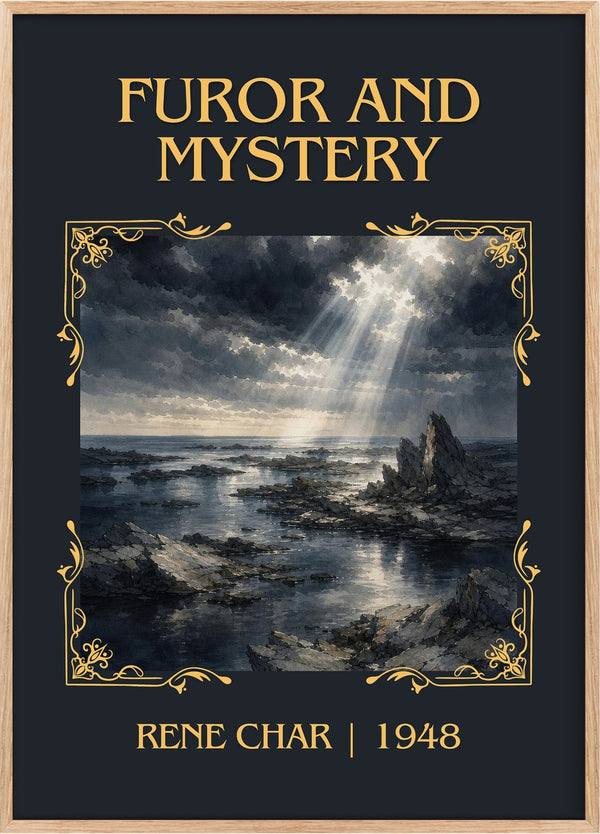 Furor and Mystery Classic Book Art Print by René Char