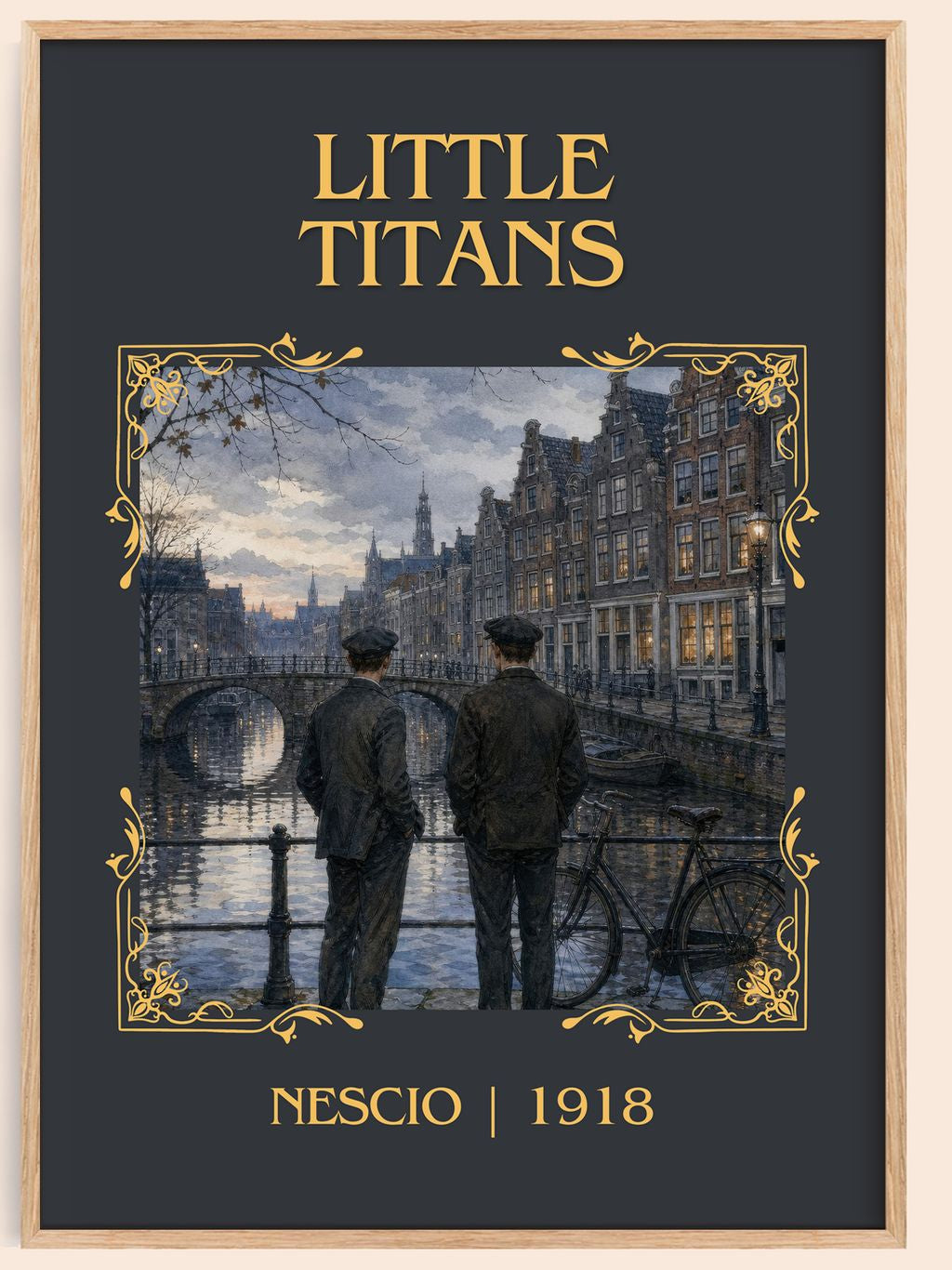 Little Titans Classic Book Art Print by Nescio – book poster