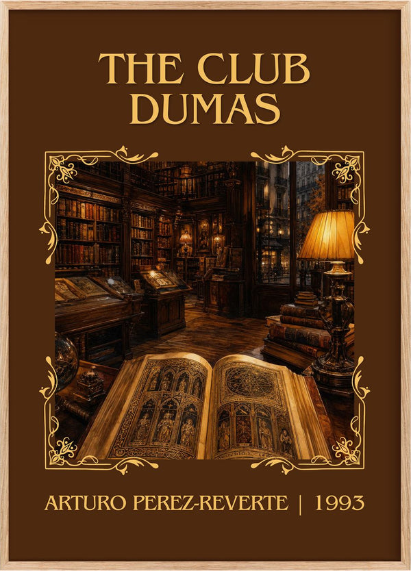 The Club Dumas Classic Book Art Print by Arturo Pérez-Reverte