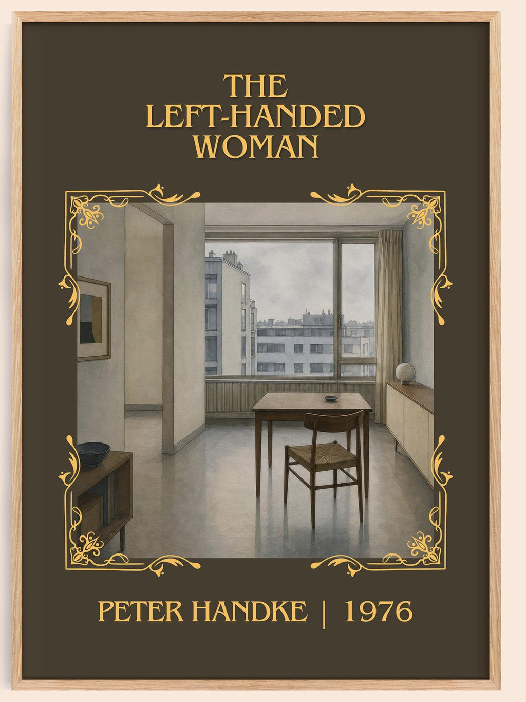 The Left-Handed Woman Classic Book Art Print by Peter Handke – book poster