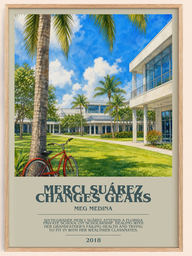 Merci Suárez Changes Gears Bookish Wall Art by Meg Medina