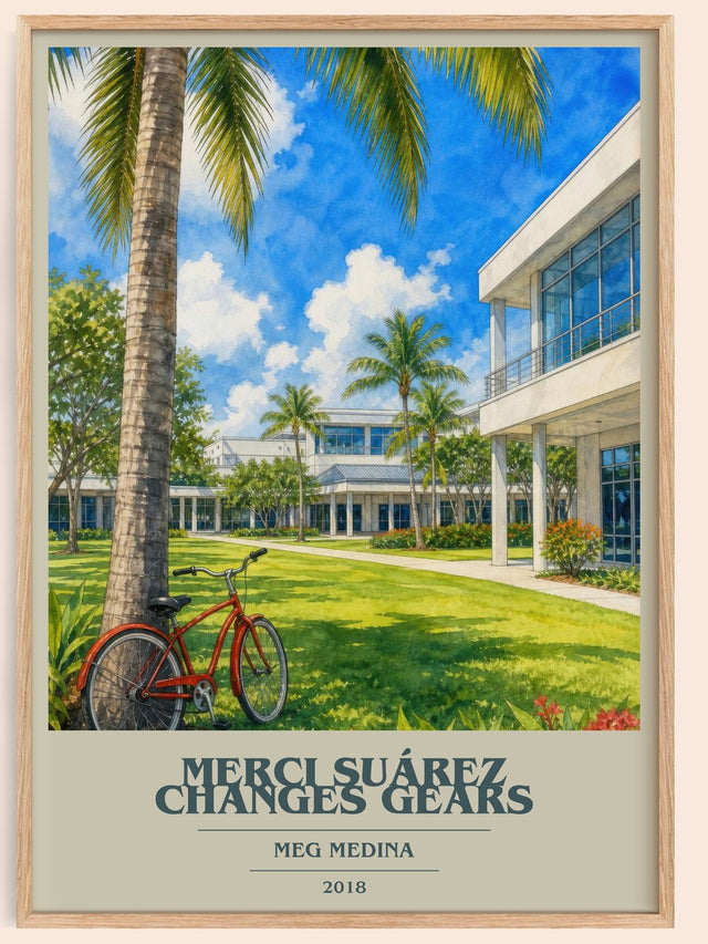 Merci Suárez Changes Gears Book Cover Poster by Meg Medina