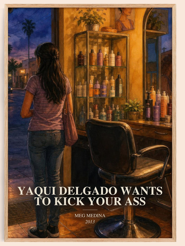 Yaqui Delgado Wants To Kick Your Ass Book Watercolour Illustration –