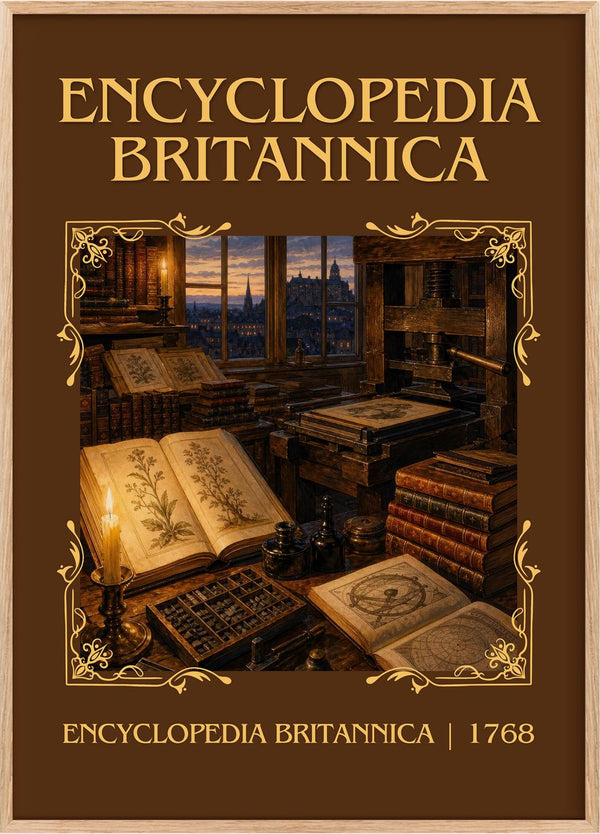 Encyclopedia Britannica Classic Book Art Print by E. Britannica
