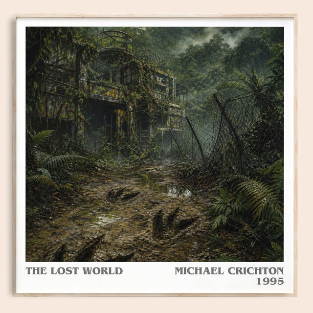 The Lost World Literary Art Print by Michael Crichton