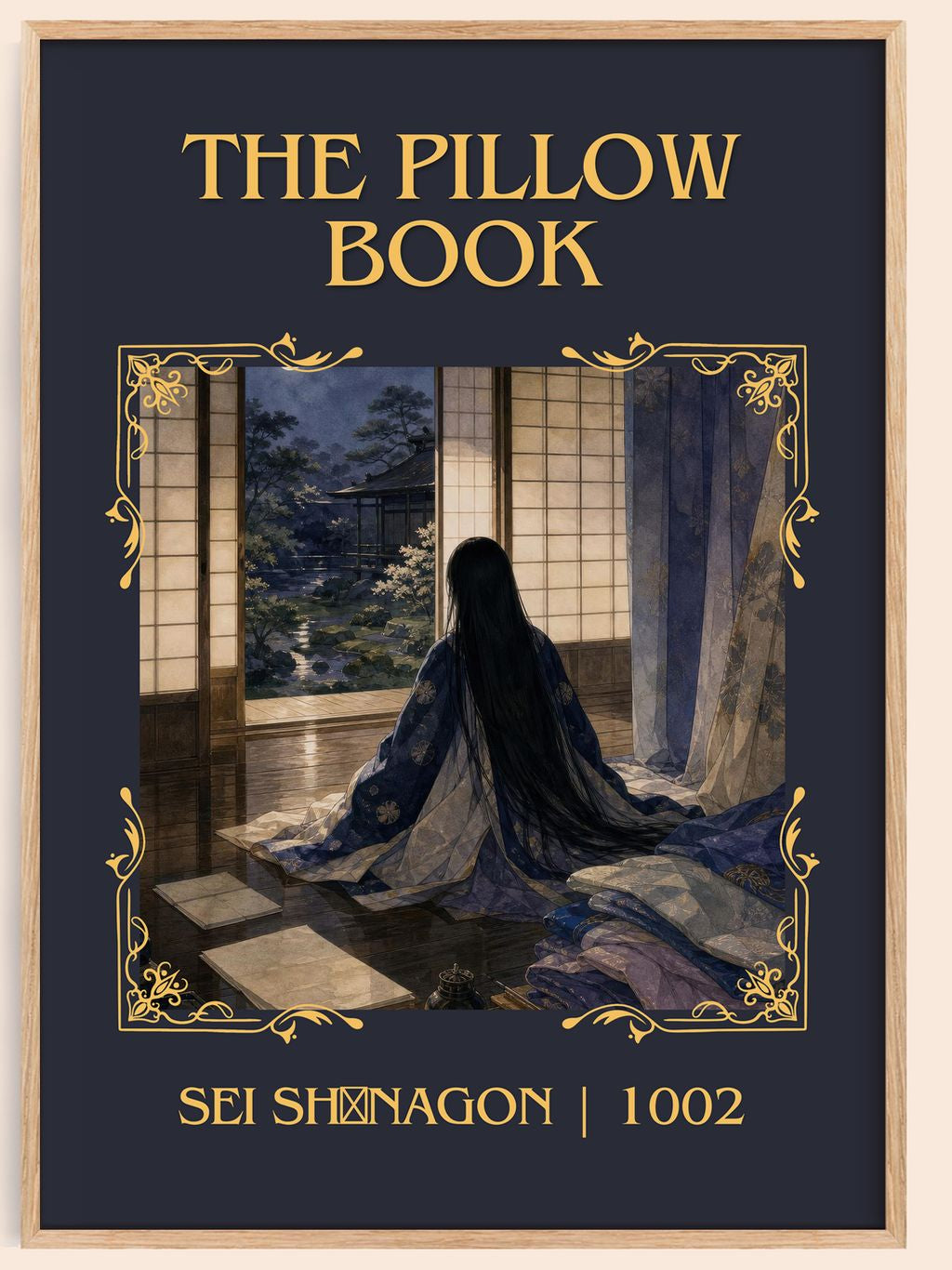 The Pillow Book Classic Book Art Print by Sei Shōnagon – book poster