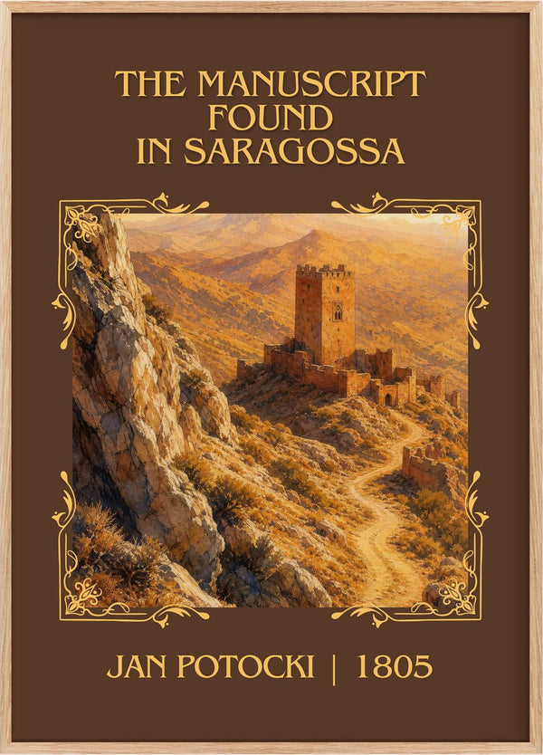 Manuscript Found in Saragossa Classic Book Art Print by Jan Potocki