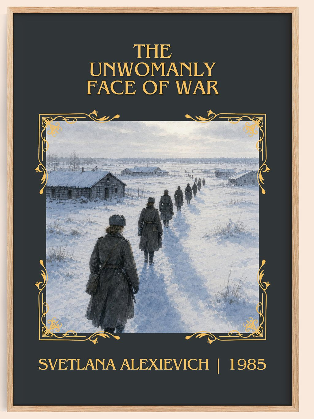 Unwomanly Face Of War Classic Book Art Print by Svetlana Alexievich – book poster