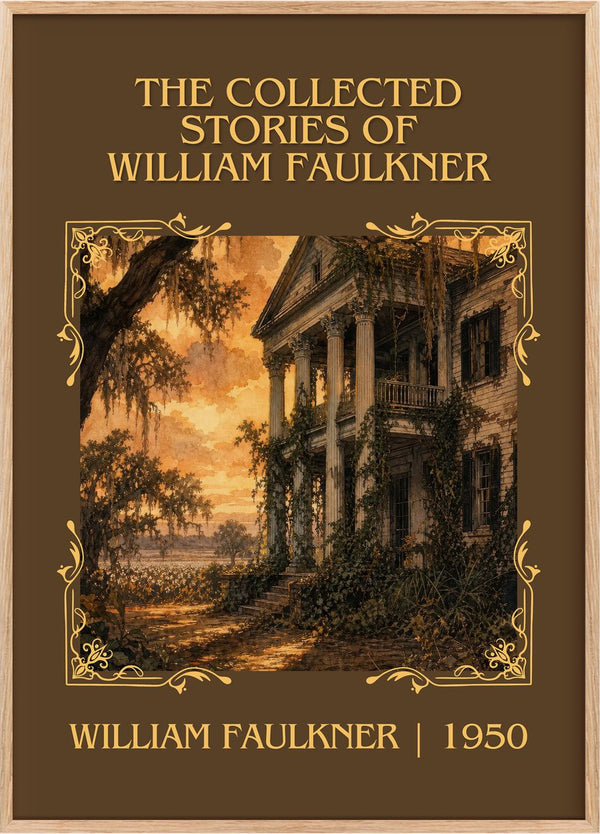 The Collected Stories of William Faulkner Classic Book Art Print by William Faulkner