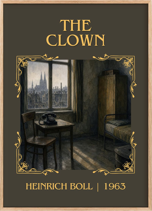 The Clown Classic Book Art Print by Heinrich Böll
