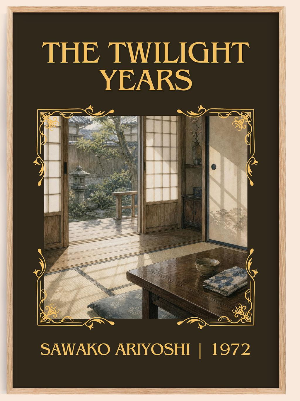 The Twilight Years Classic Book Art Print by Sawako Ariyoshi – book poster