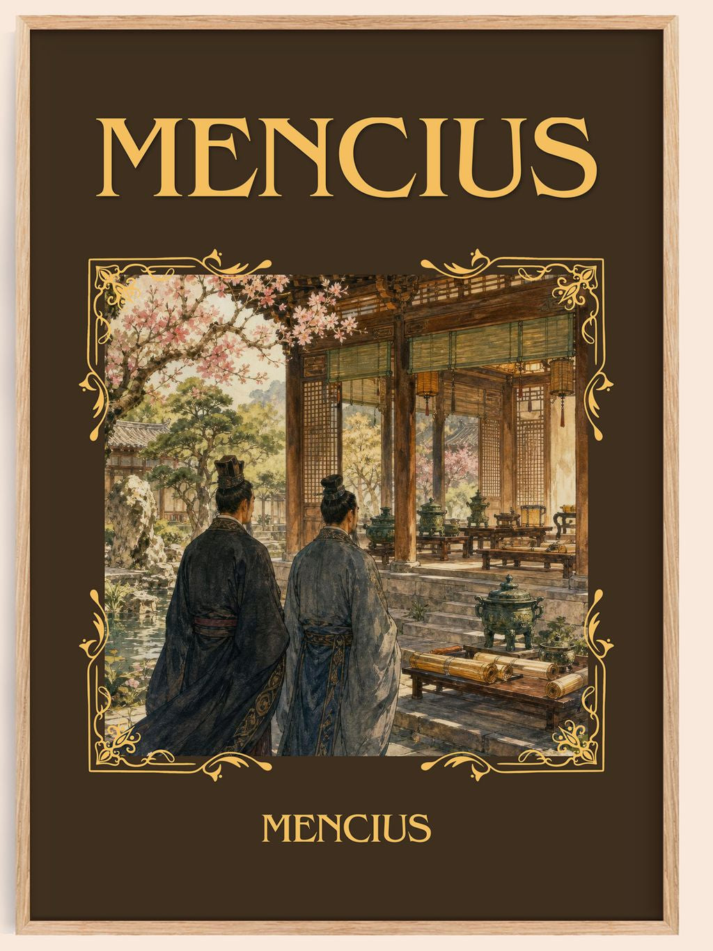 Mencius Classic Book Art Print by Mencius – book poster