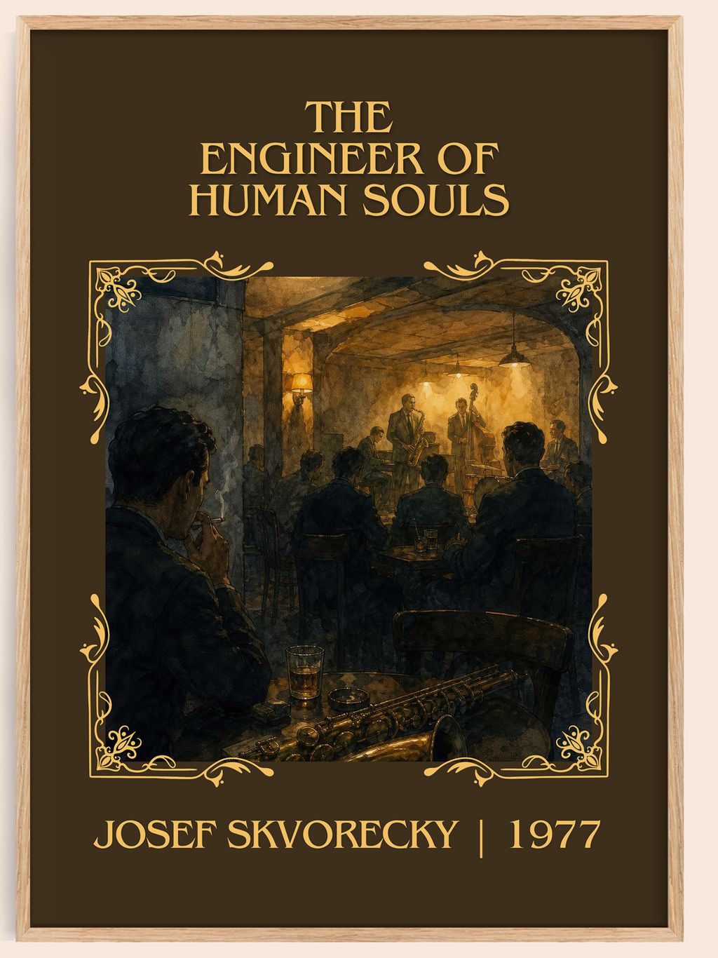 The Engineer of Human Souls Classic Book Art Print by Josef Škvorecký – book poster