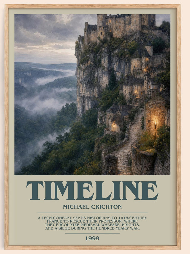 Timeline Bookish Wall Art by Michael Crichton