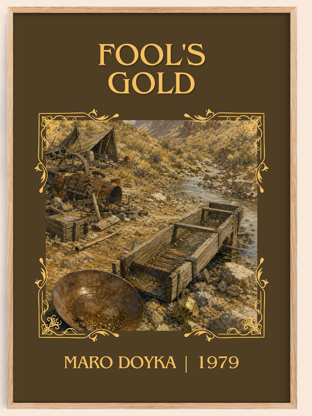 Fool's Gold Classic Book Art Print by Máro Doýka – book poster